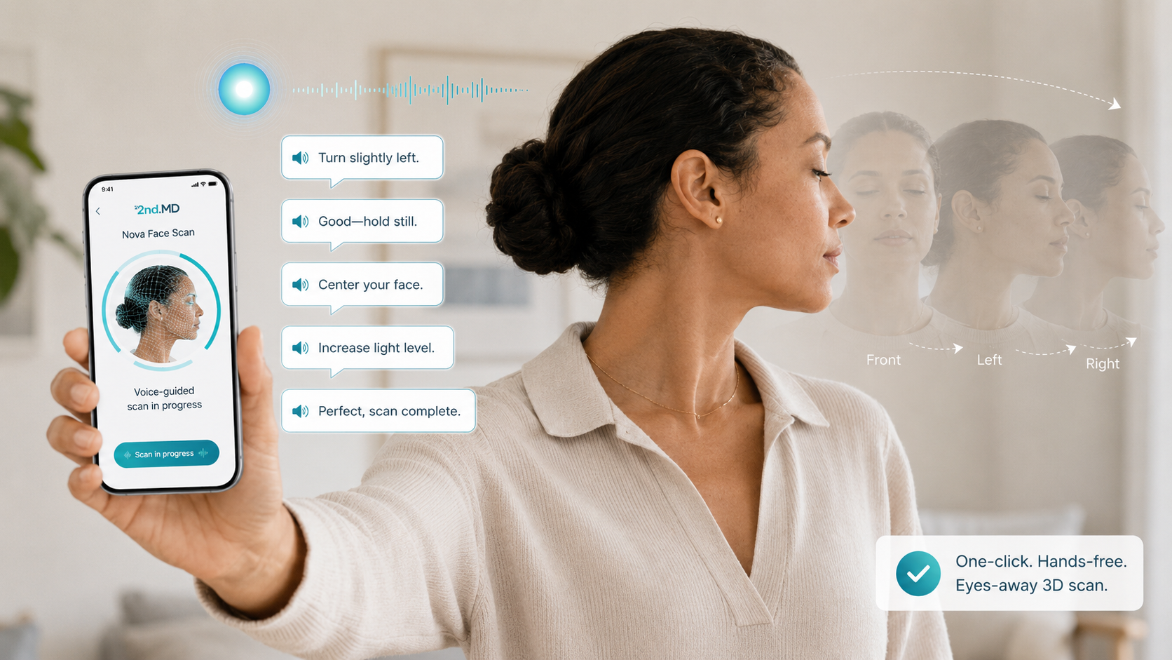 nova 3d scan face
